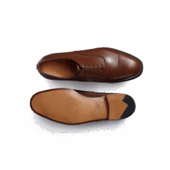 Richelieu Bout Droit [Homme Cuir Veau Box Marron Bergeronnette] -J.M. Weston 111118230010S