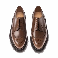 Derby Triple Semelle [homme Cuir Lisse Marron Bergeronnette] -J.M. Weston 112518259040H