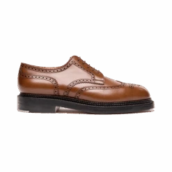Derby Triple Semelle [homme Cuir Lisse Marron Bergeronnette]