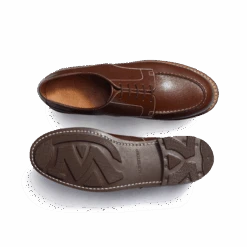 Derby Golf [homme Cuir Veau Box Bergeronnette Piqûre Contrastée écrue] -J.M. Weston 1131GHP6412AS