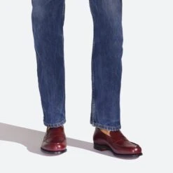 Mocassin 180 [homme Cuir Lisse Bordeaux Toucan] -J.M. Weston 114112818010 Mocassin 180 1