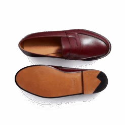 Mocassin 180 [homme Cuir Lisse Bordeaux Toucan] -J.M. Weston 114112818010S 92837d20 35ec 4293 87b5 1c5749c4d8ff