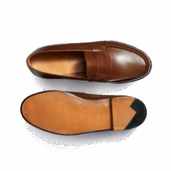Mocassin 180 [homme Cuir Lisse Marron Bergeronnette] -J.M. Weston 114118218010S d7ad2e41 128c 4f2e 8d2d 44f506c7c64c