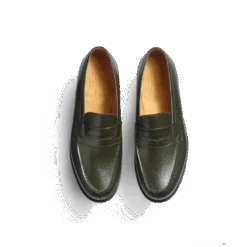 Mocassin 180 [homme Cuir Veau Box Vert] -J.M. Weston 11411841801FH