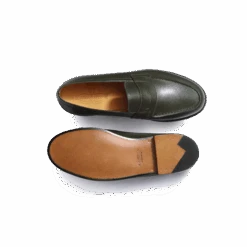 Mocassin 180 [homme Cuir Veau Box Vert] -J.M. Weston 11411841801FS