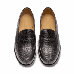 Mocassin 180 [homme Alligator Noir] -J.M. Weston 114188118010H min