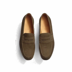 Le Moc' Weston [homme Nubuck Kaki] -J.M. Weston 1145GBK2819GH