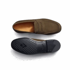 Le Moc' Weston [homme Nubuck Kaki] -J.M. Weston 1145GBK2819GS