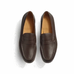 Le Moc' Weston [homme Cuir Veau Grainé Marron Mélèze] -J.M. Weston 1145GJE2819GH