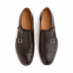 Derby Double Boucle [homme Cuir Lisse Marron Mélèze] -J.M. Weston 116115423710H