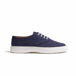 Tennis 1938 [Toile De Coton Marine, Semelle Blanche]