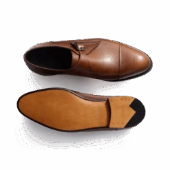 Derby Simple Boucle Edouard [homme Cuir Lisse Marron ébène Nuances] -J.M. Weston 11U3FRH3792FS