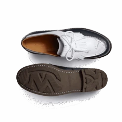 Derby Golf [femme Cuir Lisse Bleu Blanc] -J.M. Weston 123505064111S