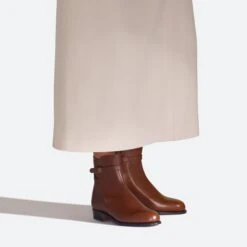 Bottine Jodhpur [femme Cuir Lisse Marron] -J.M. Weston 125218279410 Bottine Jodhpur 1