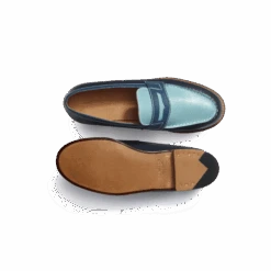 Mocassin 180 [femme Cuir Veau Box Camaïeu De Bleu] -J.M. Weston 12820881801FS