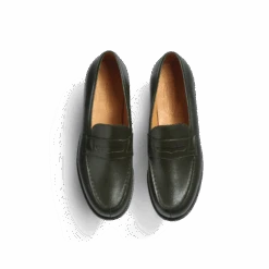 Mocassin 180 [femme Cuir Veau Box Vert] -J.M. Weston 12821841801FH