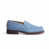 Mocassin 180 [femme Velours Bleu Clair]