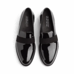 Mocassin Smoking [femme Cuir Vernis Noir] -J.M. Weston 12F395139490H