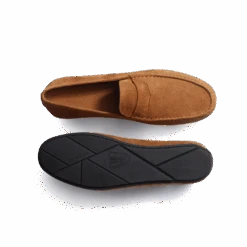 Mocassin De Conduite Warning [homme Cuir Veau Velours Beachnut] -J.M. Weston 13B1GBQ93252S
