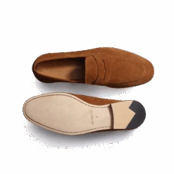 Mocassin Woogie [homme Cuir Veau Velours Beachnut] -J.M. Weston 13G6GDC93553S