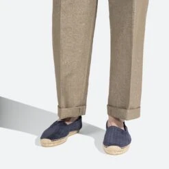 Espadrille Wait And Sea [homme Cuir Veau Velours Marine] -J.M. Weston 13G7GDA93358M