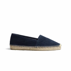 Espadrille Wait And Sea [homme Cuir Veau Velours Marine]