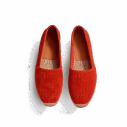 Espadrille Wait And Sea [homme Cuir Veau Velours Orange] -J.M. Weston 13G7GDD93358H