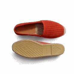 Espadrille Wait And Sea [homme Cuir Veau Velours Orange] -J.M. Weston 13G7GDD93358S