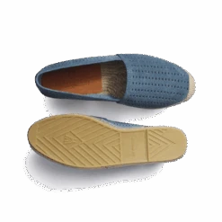 Espadrille Wait And Sea [homme Cuir Veau Velours Perforé Bleu Ciel] -J.M. Weston 13G7GJV9335846S
