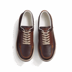 Basket On Top [cuir Veau Sport Marron Foncé Et Chocolat Cuir Veau Velours Yucca] -J.M. Weston 13N0GPF94452H