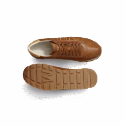 Basket On My Way [homme Cuir Veau Velours Beachnut Details Cuir Veau Sport Jaune] -J.M. Weston 13N8GJO62652S