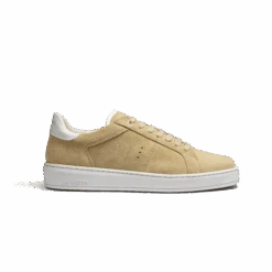 Basket On Time [cuir Veau Velours Beige]