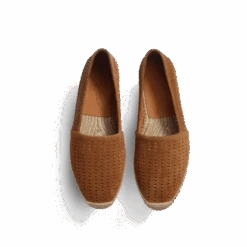 Espadrille Wait And Sea [femme Cuir Veau Velours Beachnut] -J.M. Weston 14F7GDC93358H