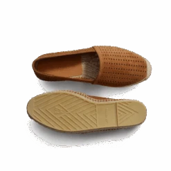 Espadrille Wait And Sea [femme Cuir Veau Velours Beachnut] -J.M. Weston 14F7GDC93358S