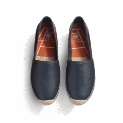 Espadrille Wait And Sea Roland-Garros [femme Cuir Veau Nappa Marine] -J.M. Weston 14F7GLZ93458H