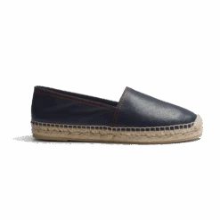 Espadrille Wait And Sea Roland-Garros [femme Cuir Veau Nappa Marine]
