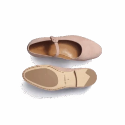 Mary Jane [femme Cuir Chèvre Velours Nude] -J.M. Weston 14FAGKC95053S