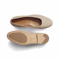 Ballerine [femme Cuir Chèvre Velours Beige] -J.M. Weston 14FBGFW94953S