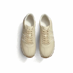 Basket On My Way [femme Cuir Veau Sport Beige Détails Blanc] -J.M. Weston 14N8GKF62652H