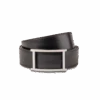 Ceinture Vice-Versa [Cuir Veau Box Noir & Marron Bergeronnette]