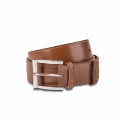 Ceinture Demi-Jonc [Cuir Veau Box Marron Bergeronnette]